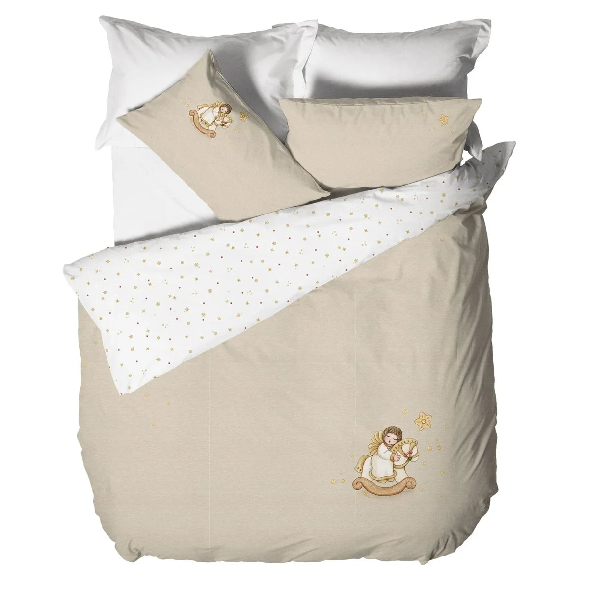 THUN® Parue Copripiumino Matrimoniale Angel Vanilla