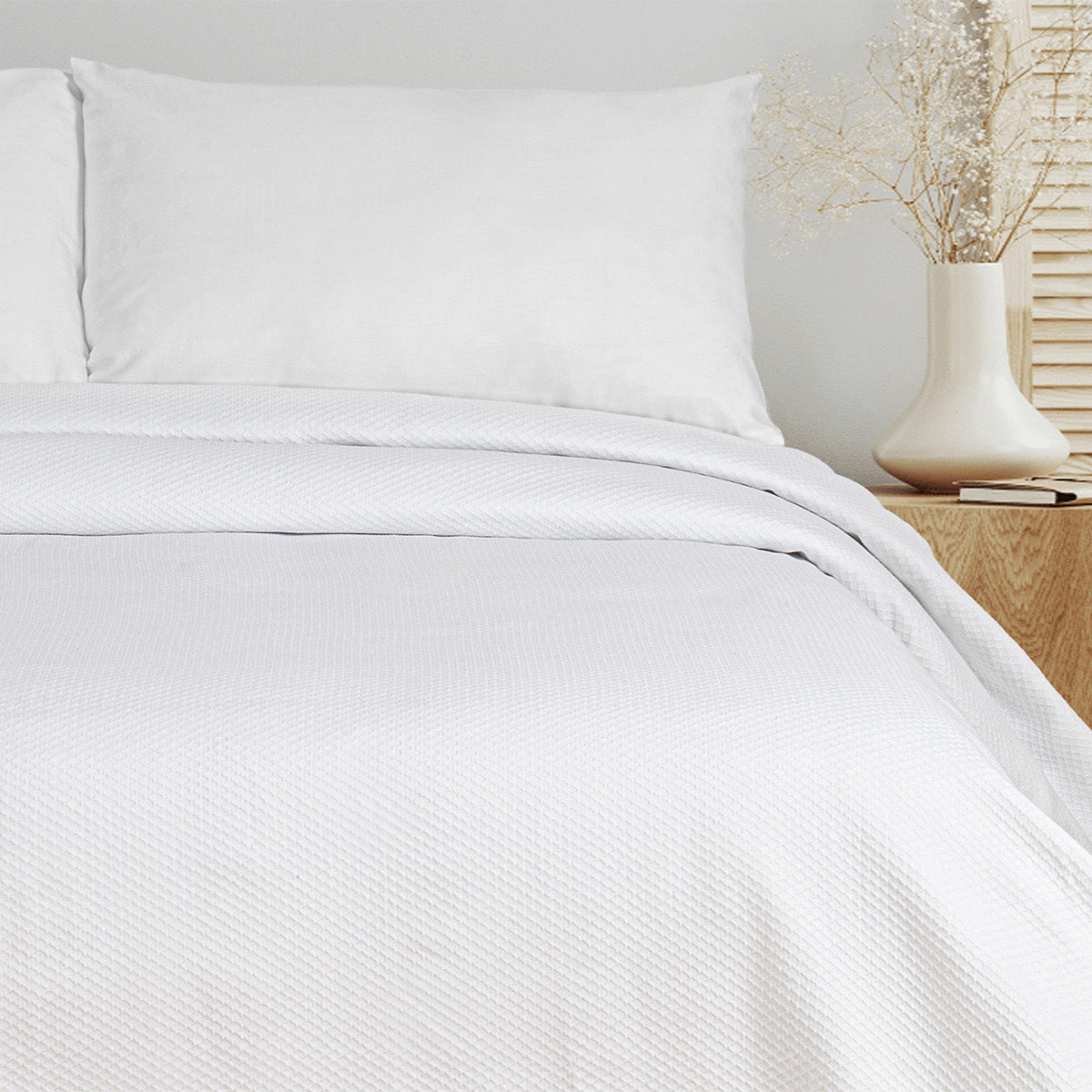 Daunex Copriletto Matrimoniale in Cotone Jacquard - Honey