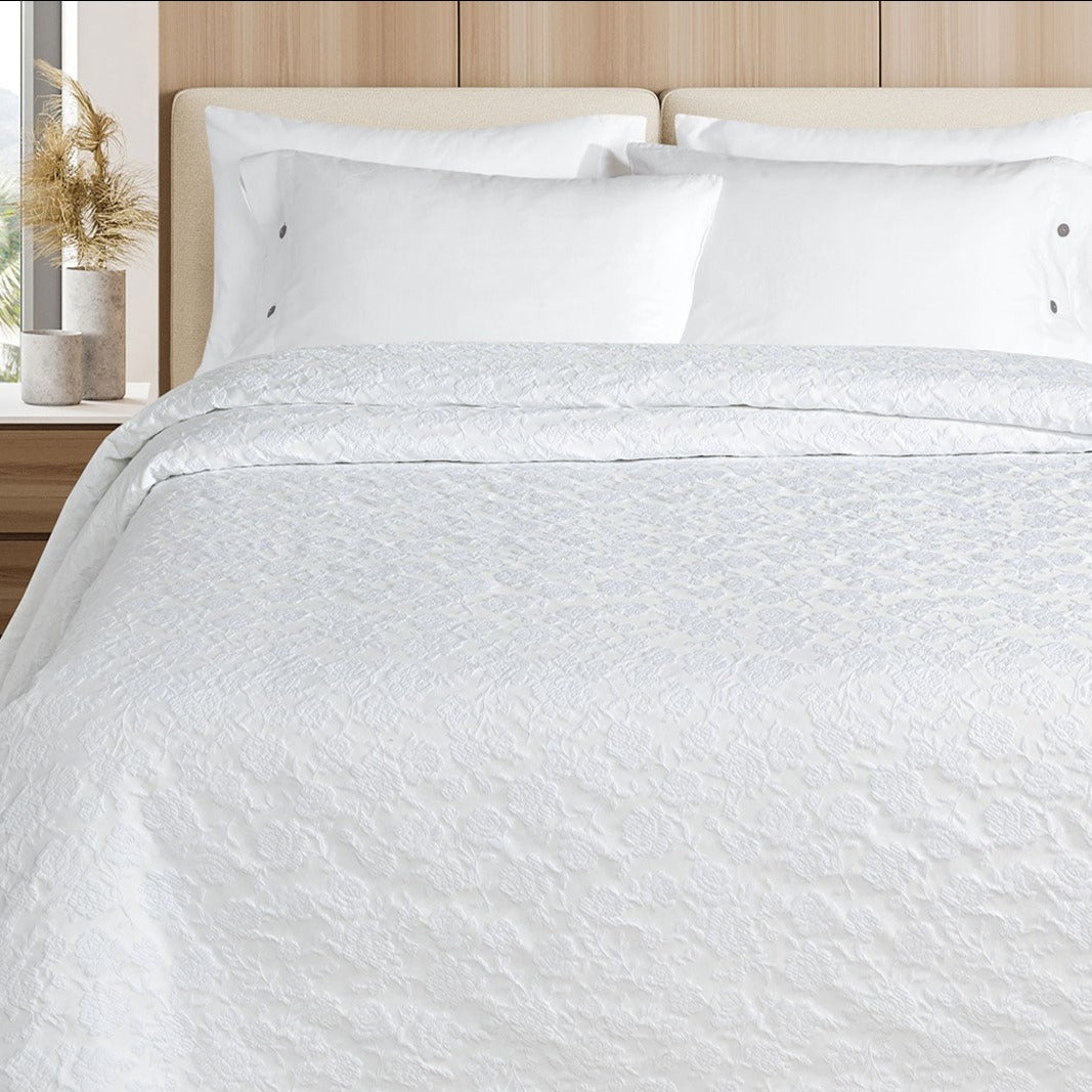 Daunex Copriletto Matrimoniale  in Cotone con Fantasia Jacquard - Romance