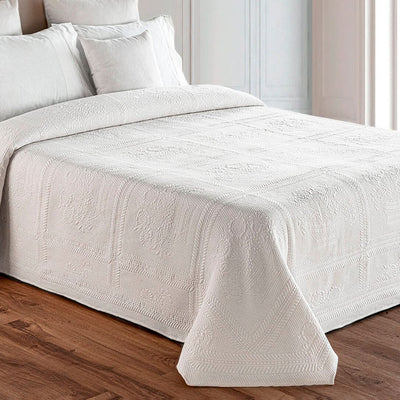 Daunex Copriletto Matrimoniale in Piquet di Cotone Jacquard - Botticelli