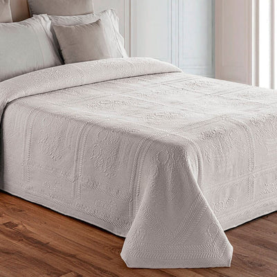 Daunex Copriletto Matrimoniale in Piquet di Cotone Jacquard - Botticelli