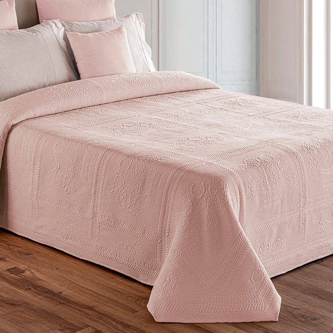 Daunex Copriletto Matrimoniale in Piquet di Cotone Jacquard - Botticelli 2505B70