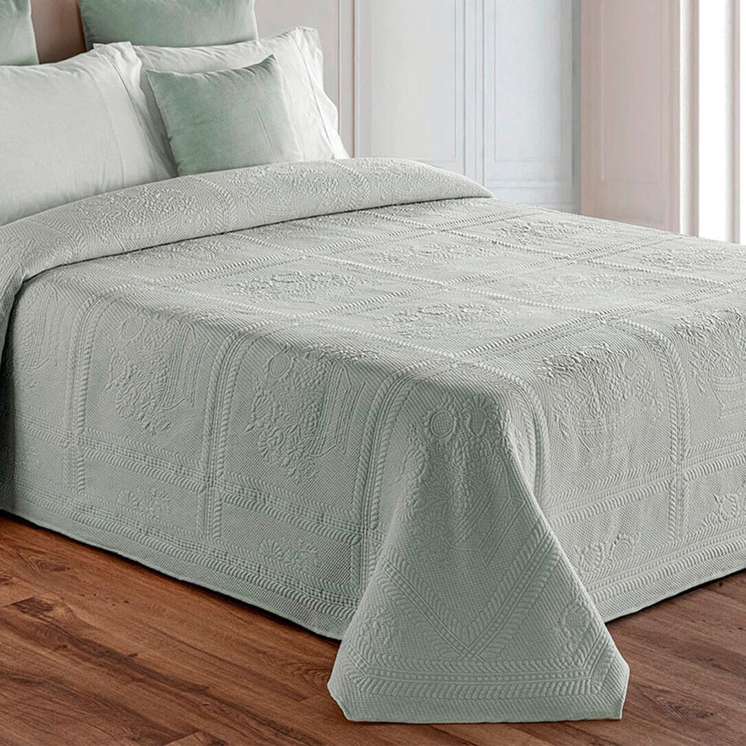 Daunex Copriletto Matrimoniale in Piquet di Cotone Jacquard - Botticelli 2505B70