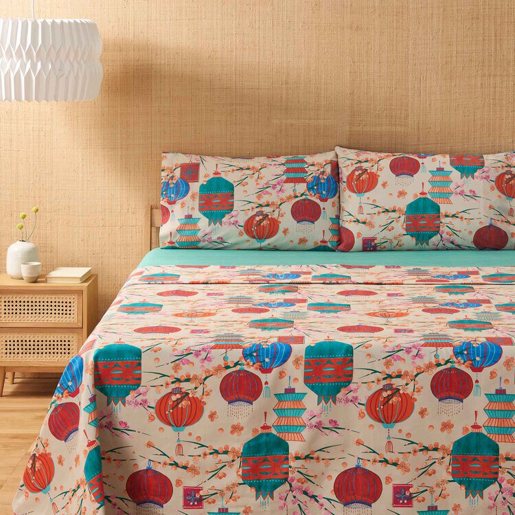 Bassetti Copriletto Estivo Singolo + Copricuscino Kyoto 2505S70