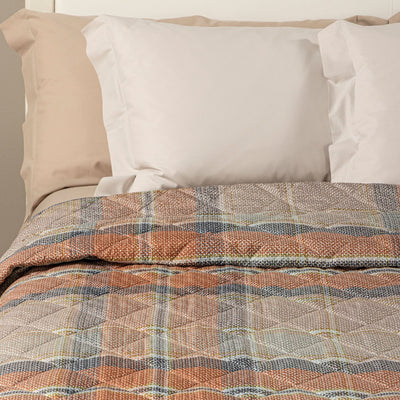 Caleffi Copriletto Trapuntato In Microfibra Hilton Singolo Modern 2603S40