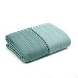 Caleffi Quilted Double Bedspread Solid Color Modern Bicolor 