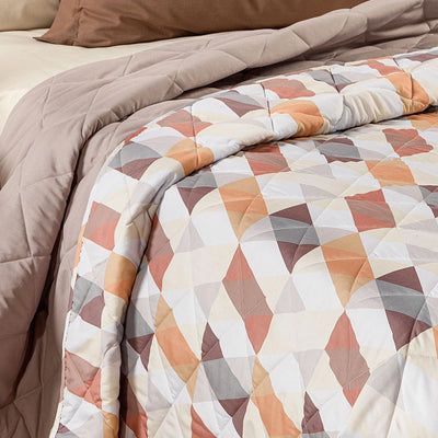 Caleffi Copriletto Trapuntato In Microfibra Still Singolo Modern 2603S40