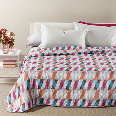 Caleffi Copriletto Trapuntato In Microfibra Still Singolo Modern 2603S40