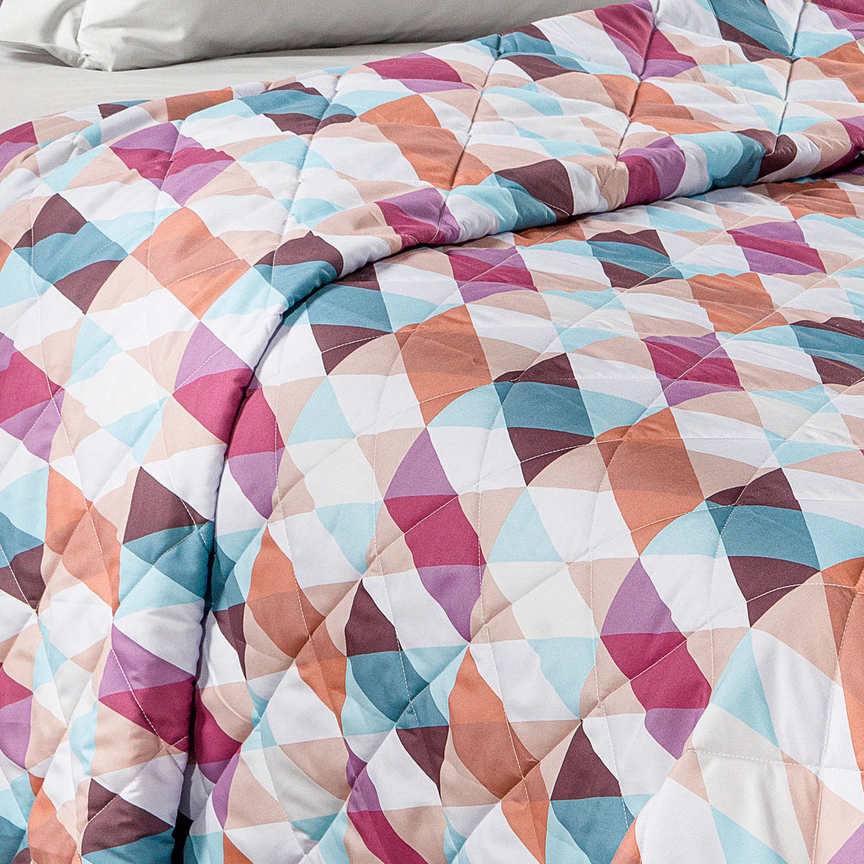 Caleffi Copriletto Trapuntato In Microfibra Still Singolo Modern 2603S40