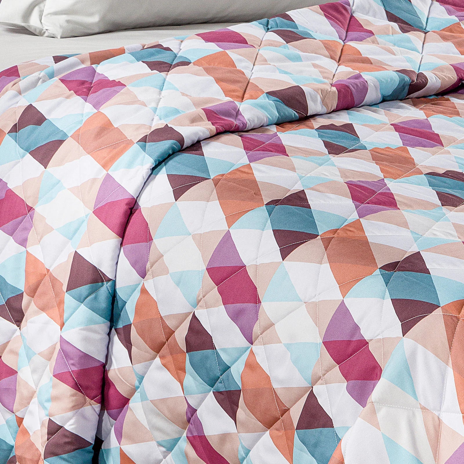 Caleffi Copriletto Trapuntato In Microfibra Still Singolo Modern 2603S40