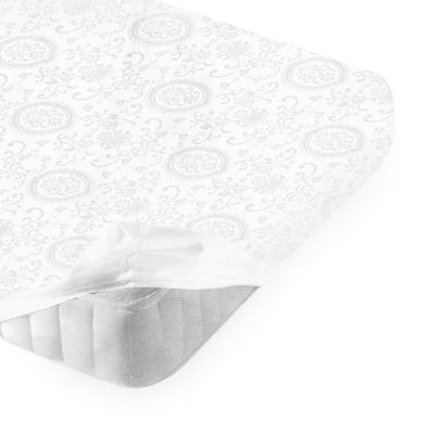 Coprimaterasso in Cotone Damasco con angoli 2501S - dimensioni varie