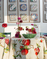 Tessitura Toscana Telerie Tovaglia e Runner in M.Lino Zakuro - Varie Dimensioni