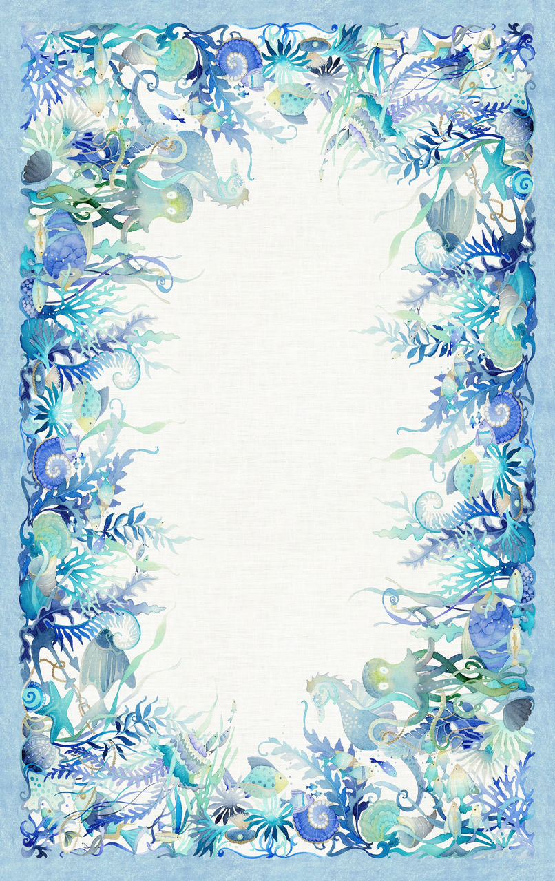 Tessitura Toscana Telerie Tablecloth in 100% Pure Linen Tortuga