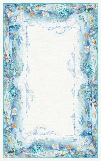 Tessitura Toscana Telerie Tovaglia e Runner in P.Lino Isuela - Varie Dimensioni