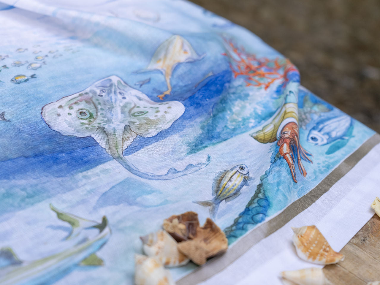 Tessitura Toscana Telerie Tovaglia da Tavola in 100% Lino Isuela