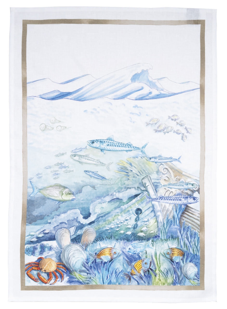 Tessitura Toscana Telerie Tovaglia e Runner in P.Lino Isuela - Varie Dimensioni