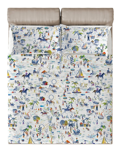 Tessitura Toscana Telerie Completo Lenzuola Coco Personaggi - Varie Dimensioni