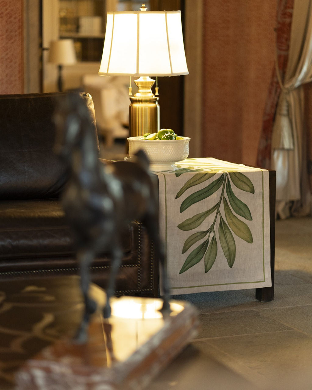 Tessitura Toscana Telerie Tovaglia in Puro lino Tamarindo