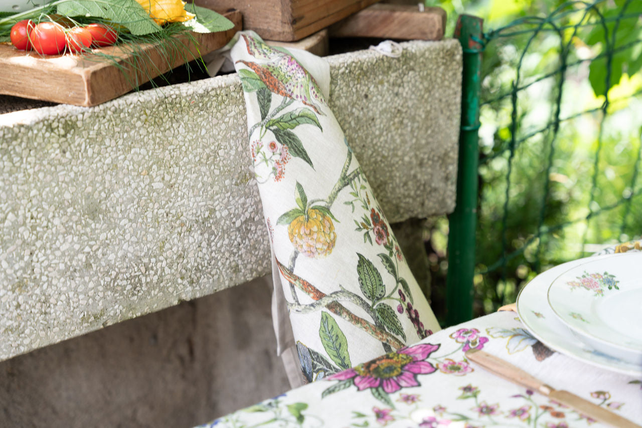 Tessitura Toscana Telerie Tovaglia e Runner in 100% Puro lino Biloba - Varie dimensioni