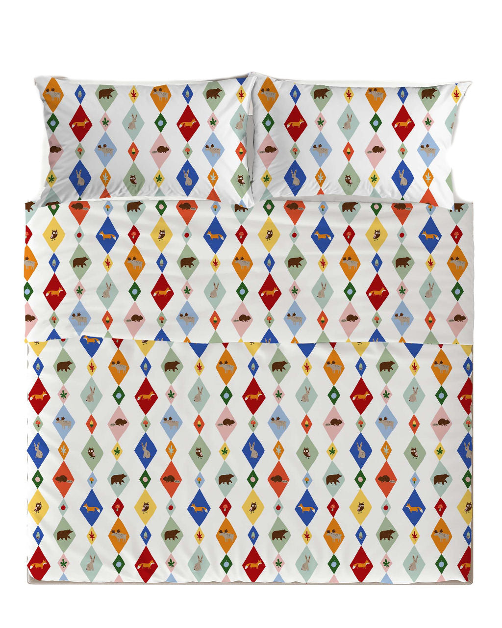 Tessitura Toscana Completo Lenzuola Boscolandia - Varie Dimensioni