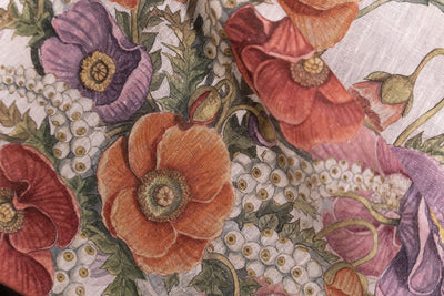 Tessitura Toscana Telerie Tovaglia da Tavola in 100% Puro lino Poppy