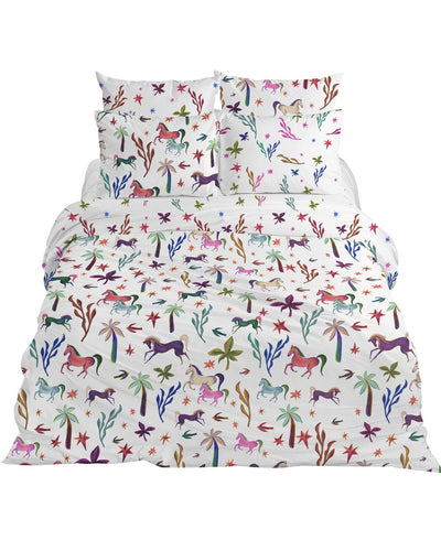 Tessitura Toscana Telerie Parure Copripiumino Agnes Fiore