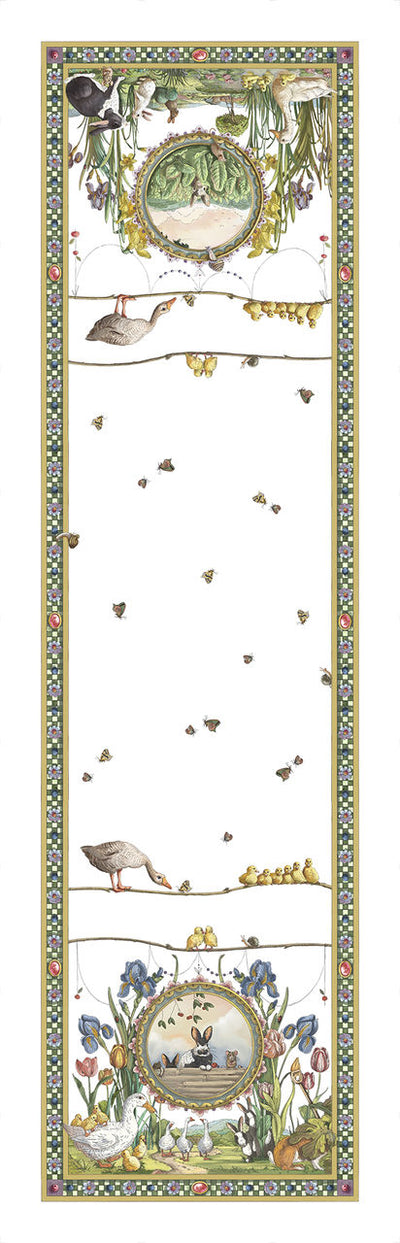 Tessitura Toscana Telerie Tovaglia in Puro lino Bunny Garden