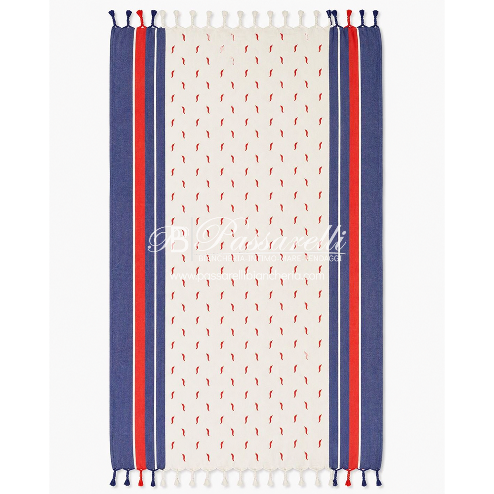 Dandy Telo mare Fouta 100x190cm con Frange - Vari disegni