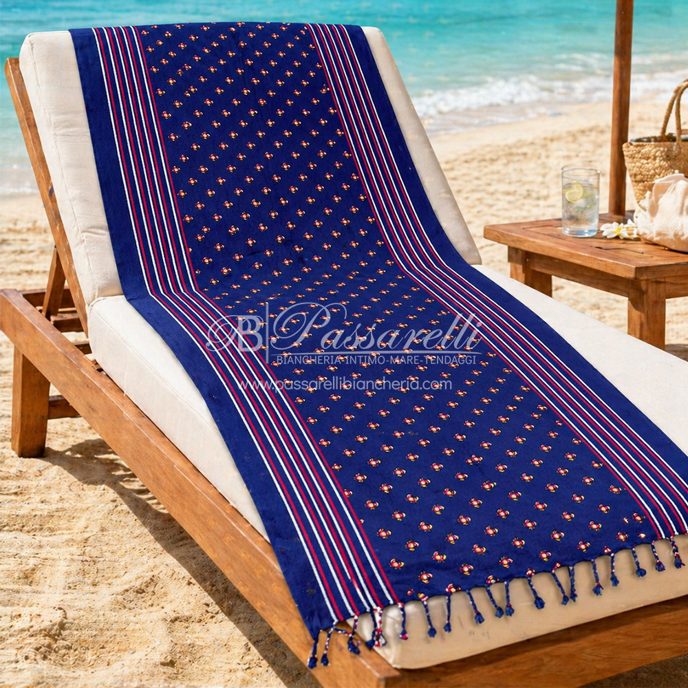 Dandy Telo mare Fouta 100x190cm con Frange - Vari disegni