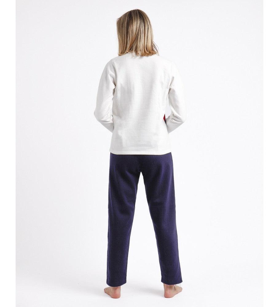 Aznar Disney Pigiama Invernale da Donna in Felpina Minnie 60541 S36 - Passarelli Biancheria