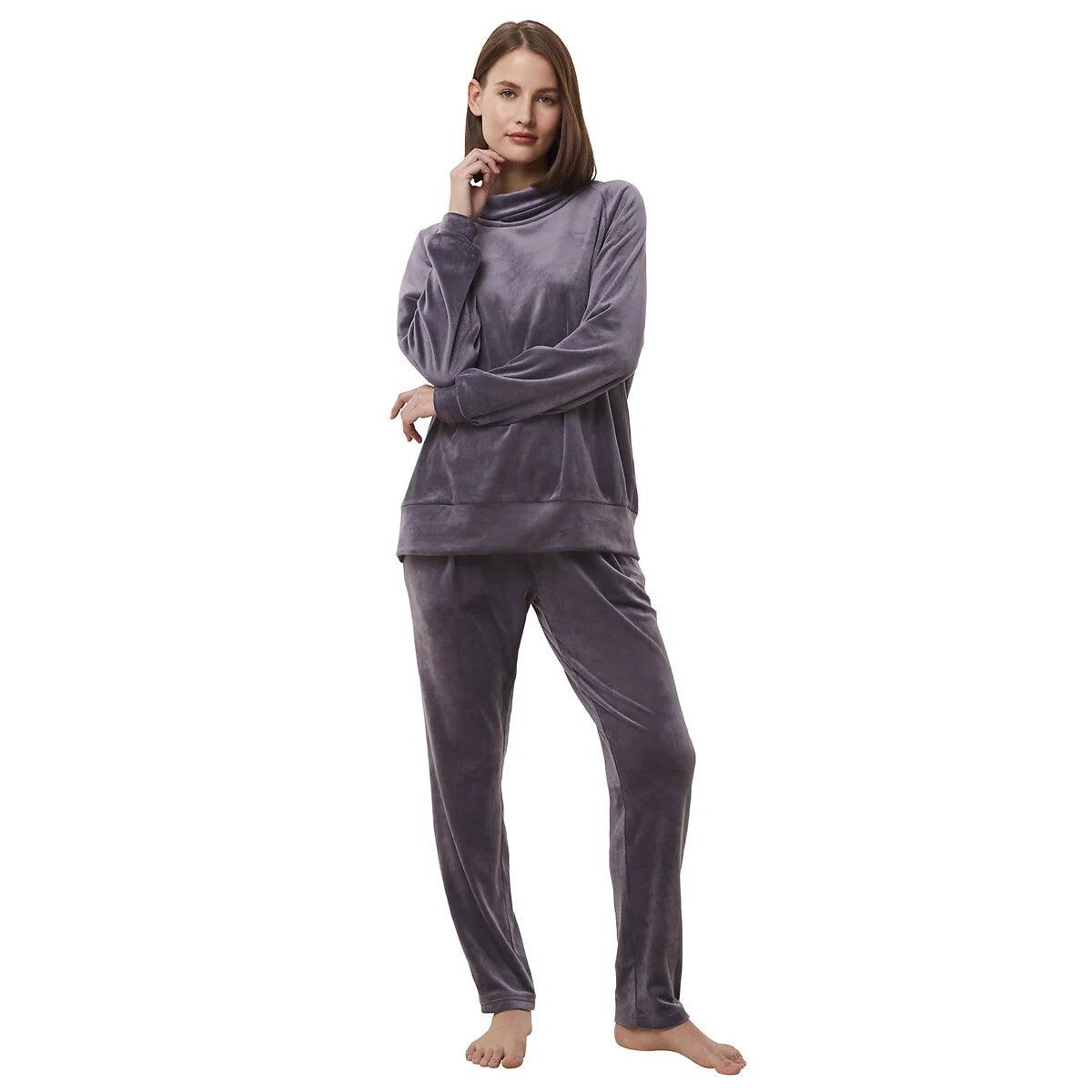 Triumph Pigiama da Donna in velluto Cozy Trousers S65 - Passarelli Biancheria