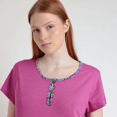 Admas Pigiama donna mezza manica e pantaloni palazzo 63065 2504S22