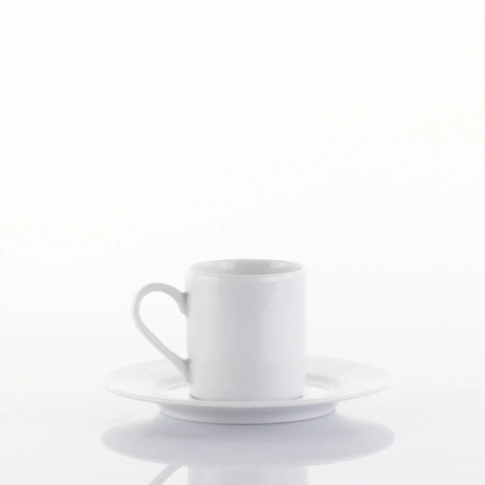 Set 6 Tazze Caffè c/piattino Graffiti MIX By Weissestal 2504S58