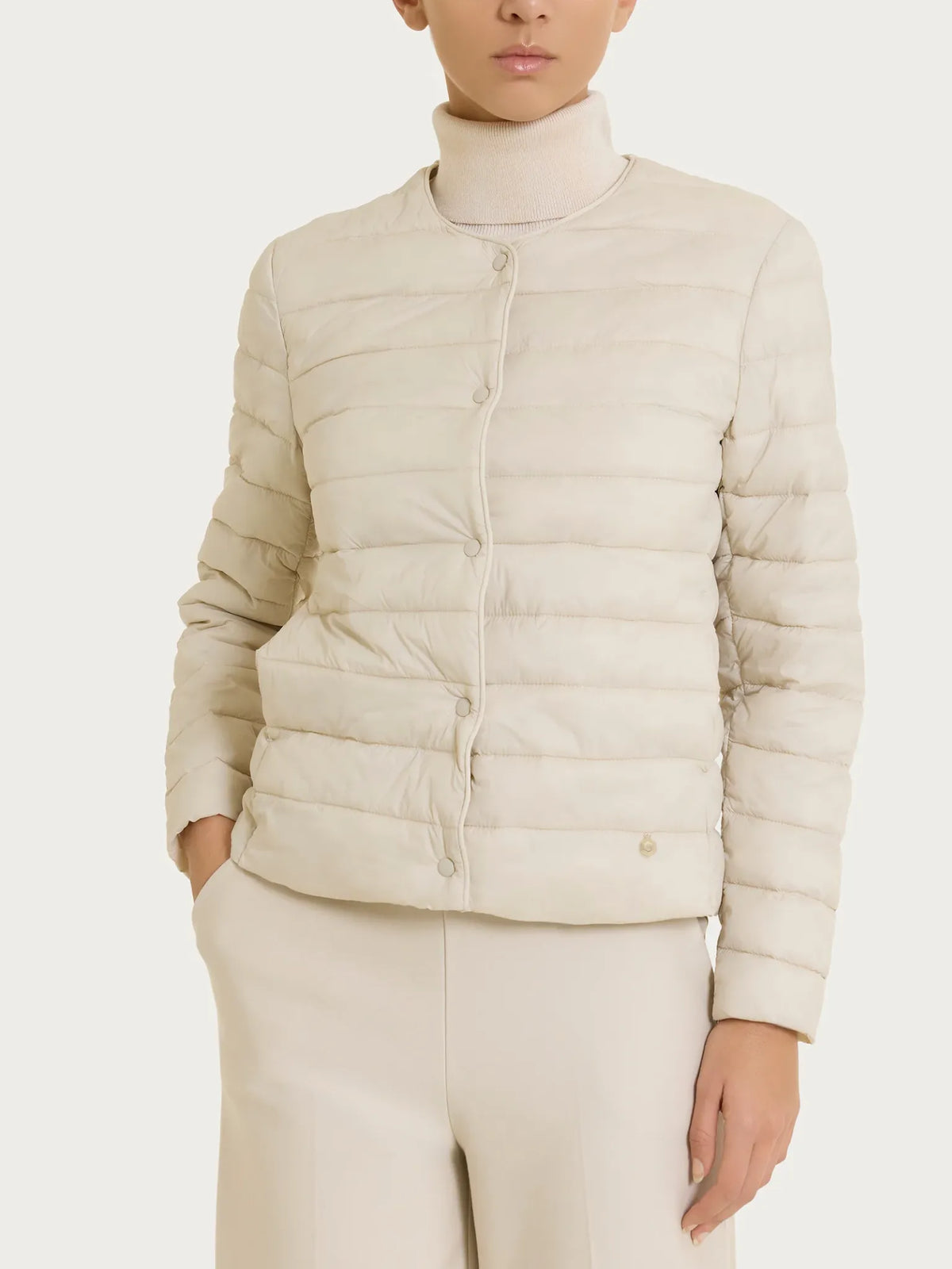 Ragno Piumino da Donna Puffer con manica lunga in Ultralight DT53KP