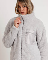 Admas Giacca da Camera Invernale da Donna in Pile con Zip 57541 2510S25