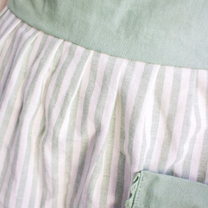 Maestri Cotonieri  Grembiule da Cucina India Home in Panama di Cotone con Tasca