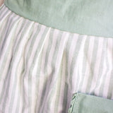 Maestri Cotonieri  Grembiule da Cucina India Home in Panama di Cotone con Tasca