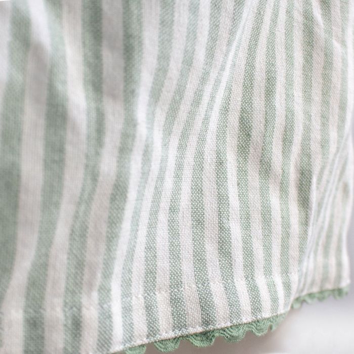 Maestri Cotonieri  Grembiule da Cucina India Home in Panama di Cotone con Tasca