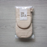 Maestri Cotonieri  Set 2 Guanti da Forno India in Cotone con Bordo Bianco