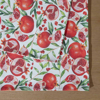 Bassetti Tovaglia Cotone Antimacchia Red Grains Rettangolare