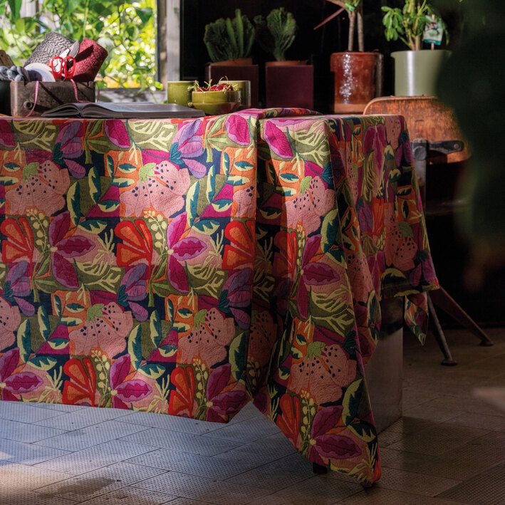 Tessitura Toscana Telerie Tovaglia in Cotone Kiriku - Varie Dimensioni