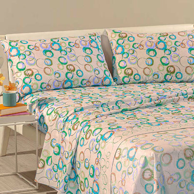 Caleffi Completo Lenzuola Matrimoniale Graphic S44