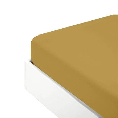 Fazzini Arianna Lenzuolo da Sotto con Angoli in Percalle di Cotone Tinta Unita - Varie Dimensioni