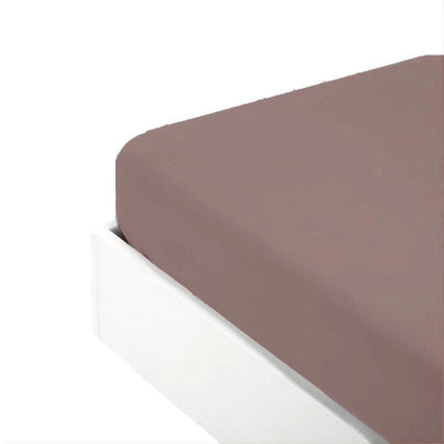 Fazzini Arianna Lenzuolo da Sotto con Angoli in Percalle di Cotone Tinta Unita - Varie Dimensioni