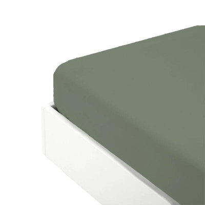 Fazzini Arianna Lenzuolo da Sotto con Angoli in Percalle di Cotone Tinta Unita - Varie Dimensioni