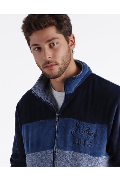 Admas Giacca da Camera per Uomo in Caldo Coral con Cerniera 67023 2510S32