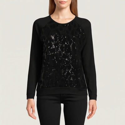 Divas Maglia da Donna con paillettes – Viscosa ed elastan MD437 2510S35