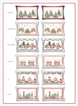 Tessitura Randi Set 2 Federe Natalizie In Raso Di Cotone Stampato Natale 2411S32