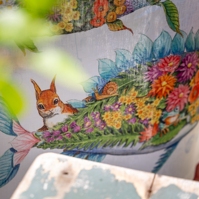 Tessitura Toscana Telerie Tovaglia da Tavola in 100% Lino Pesciflora