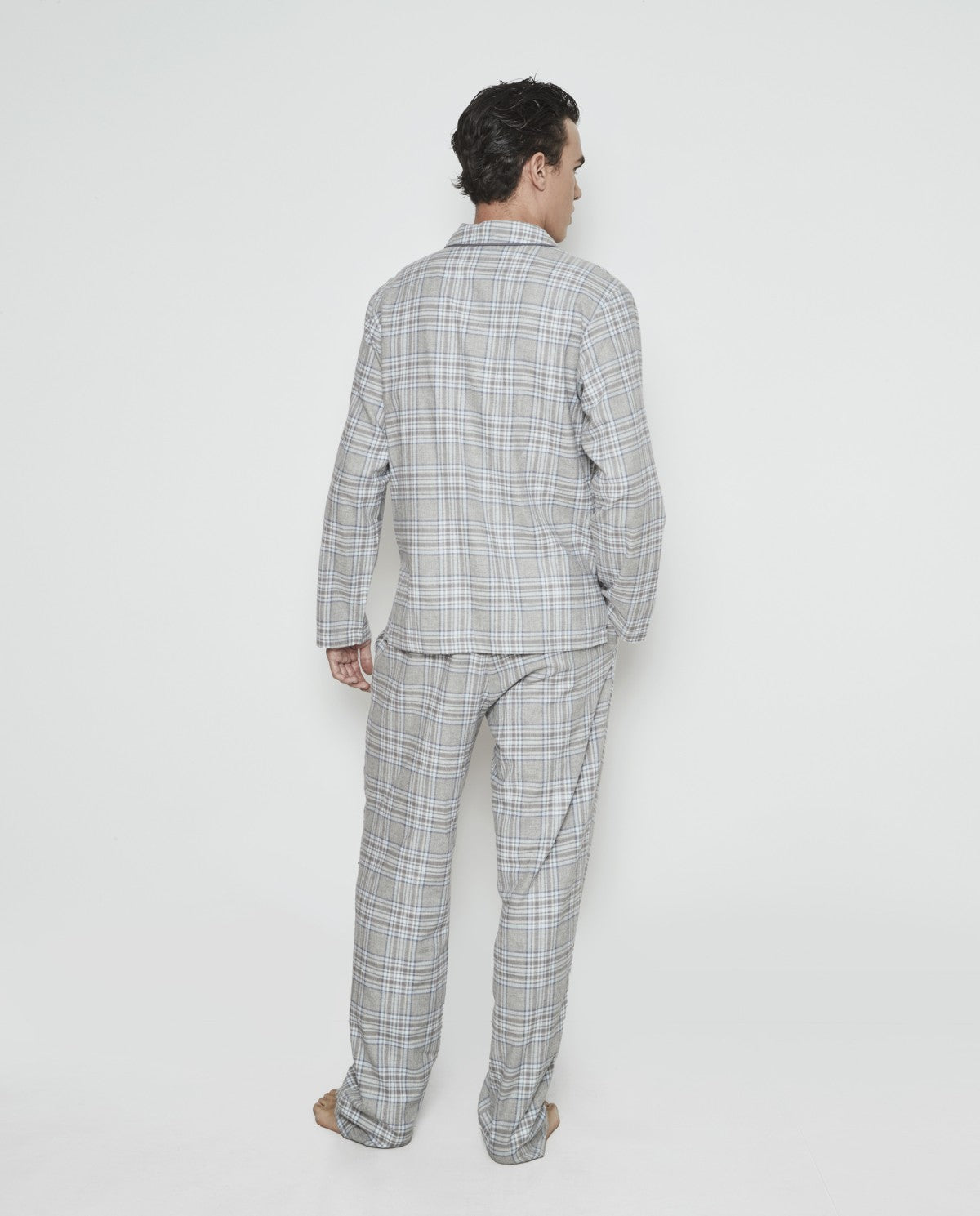 Selmark Pigiama Invernale Aperto da Uomo P11486 2510S64